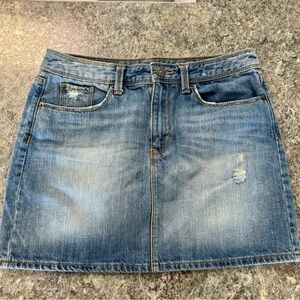 GAP Blue Mini Skirt Casual Denim